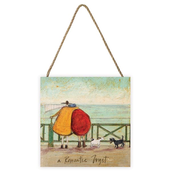 Sam Toft A Romantic Tryst Wooden Plaque Multicoloured One Size