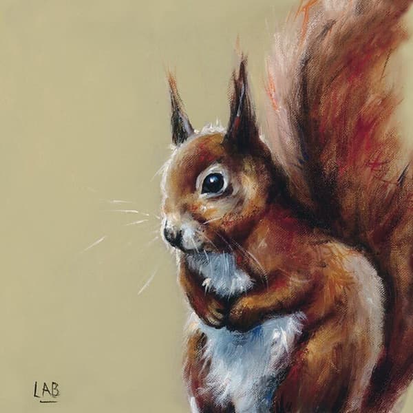 Louise Brown Bushy Tailed Wooden Plaque