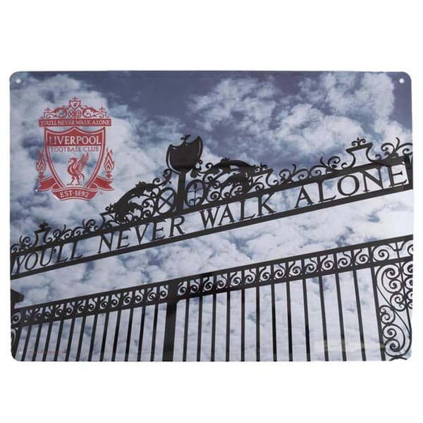 Liverpool FC Metal Shankly Gates Sign | CDON