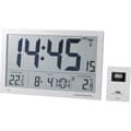 Miniatyrbild 4 av 4: Eurochron EFWU Jumbo 102 DCF Väggklocka 370 mm x 230 mm x 30 mm Silver