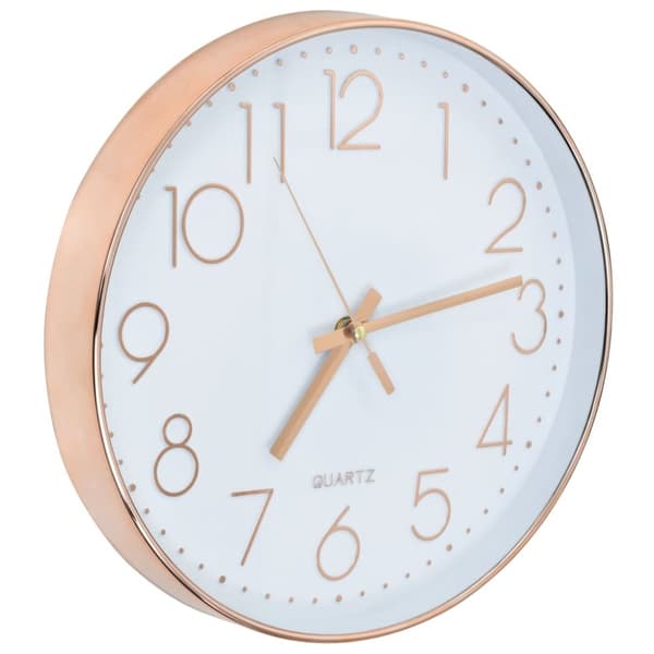 vidaXL vægur 30 cm rosenguld