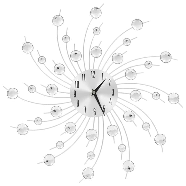 vidaXL Veggklokke med kvartsurverk 50 cm moderne design