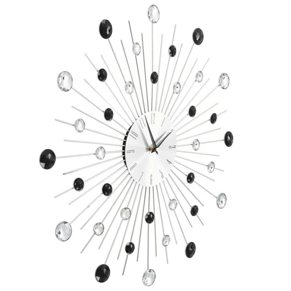 vidaXL Veggklokke med kvartsurverk 50 cm moderne design
