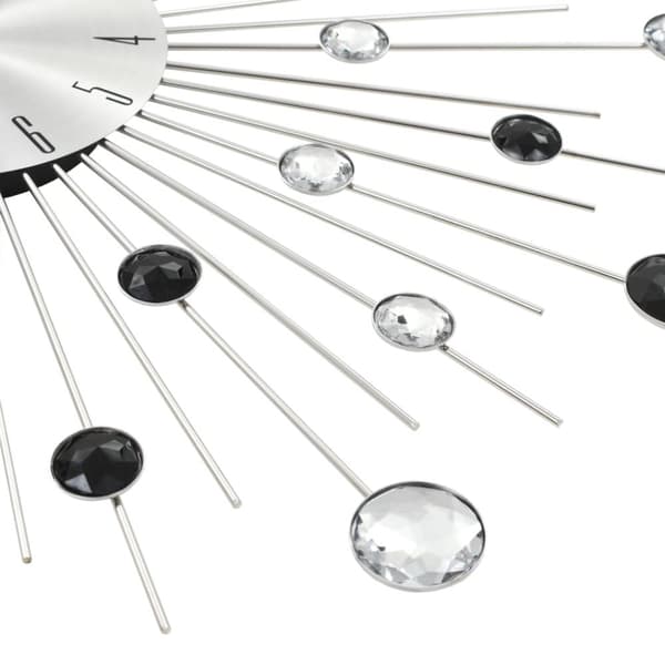 vidaXL Veggklokke med kvartsurverk 50 cm moderne design
