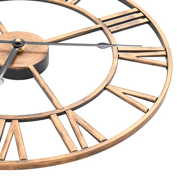 vidaXL Seinäkello metalli 40 cm kultainen