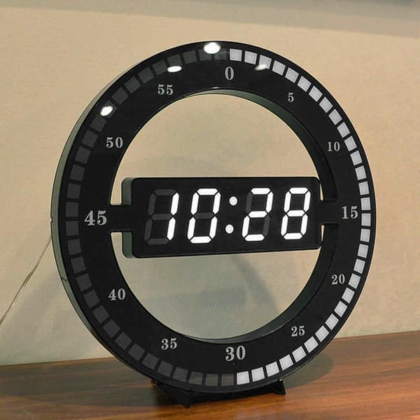 Digital Väggklocka med LED