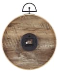 Pikkukuva 4 / 5: Seinäkello vaaleaa MDF-puuta pyöreä 40 cm perinteinen vintage-tyyli