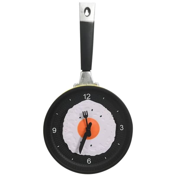 vidaXL Veggklokke med speileggdesign 18,8 cm