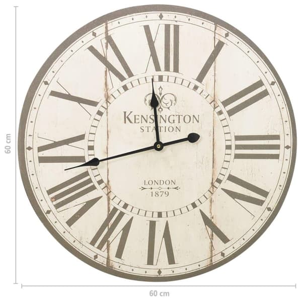 vidaXL Väggklocka vintage London 60 cm