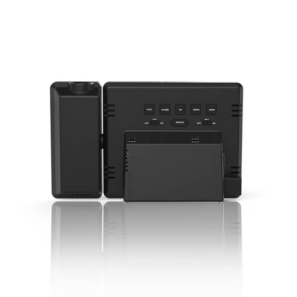 HAMA Vekkerklokke Projeksjon Plus Charge Svart