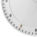 Miniatyrbilde 3 av 4: Lydløst veggur med sekundviser. Diameter 30cm.