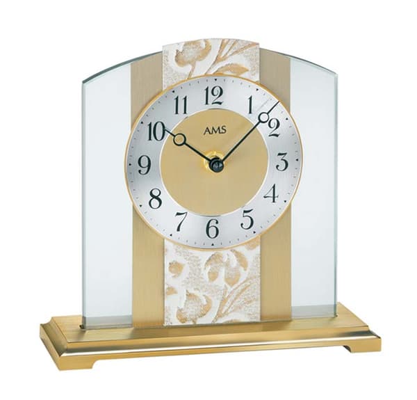 Table Clock AMS 1123, Quartz, Multicolour, Analogue, Modern