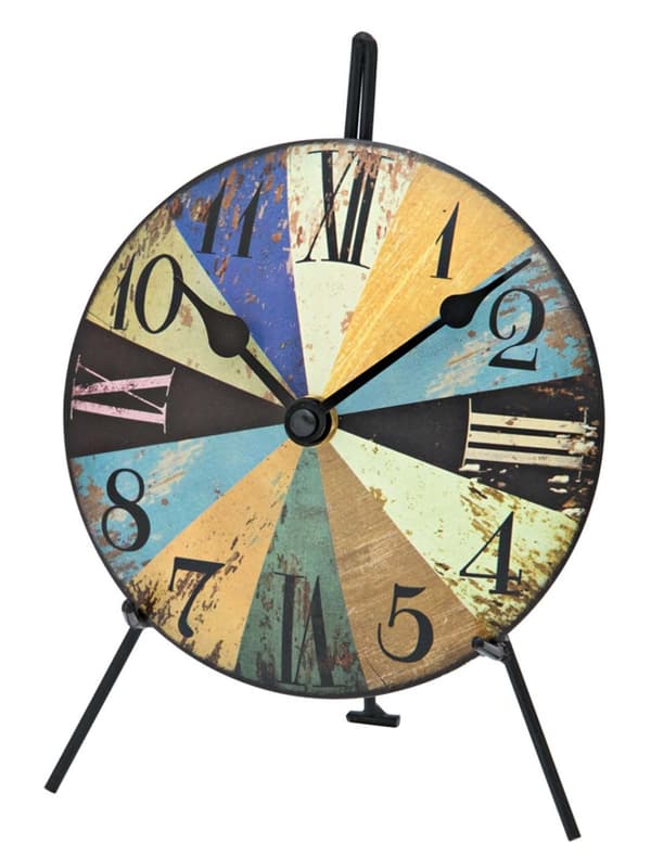 Table Clock AMS 1164, Quartz, Multicolour, Analogue, Modern