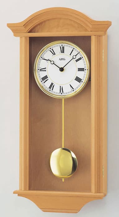 Wall Clock AMS 990/16, Quartz, White, Analogue, Classic