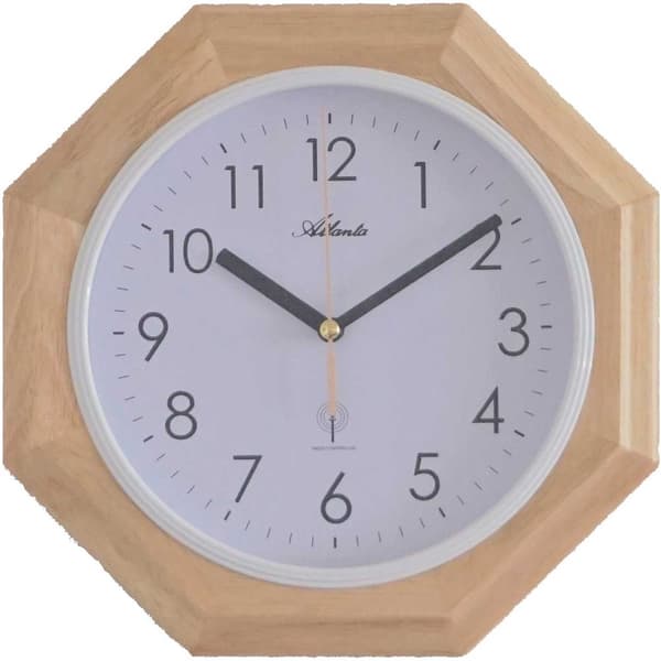 Wall Clock Atlanta 4324/30, Quartz, White, Analogue, Classic