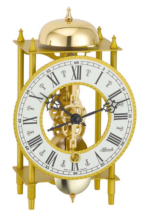 Table Clock Hermle 23004-000711, Mechanical, White, Analogue, Classic