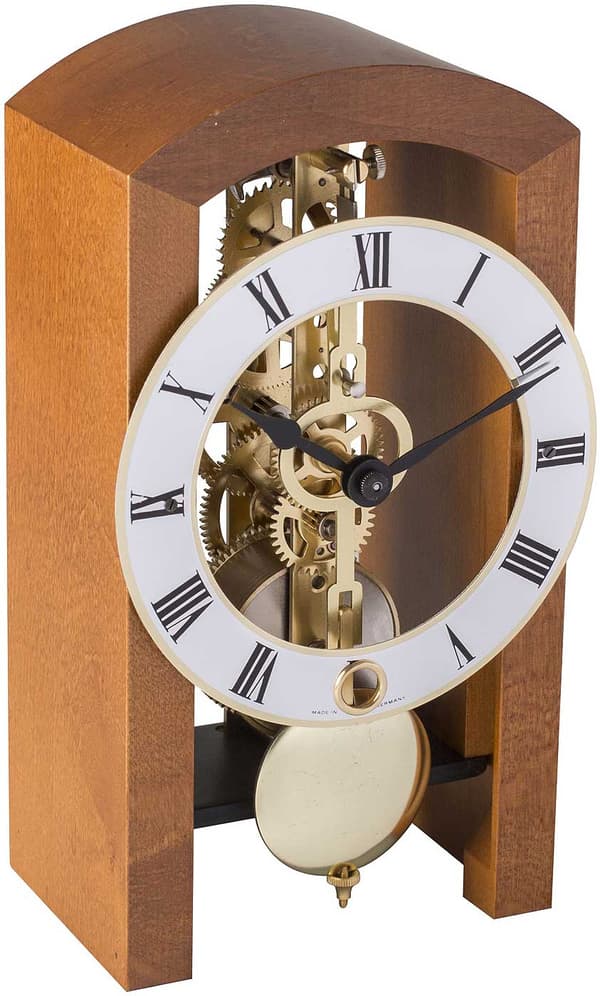 Table Clock Hermle 23015-160721, Mechanical, White, Analogue, Classic