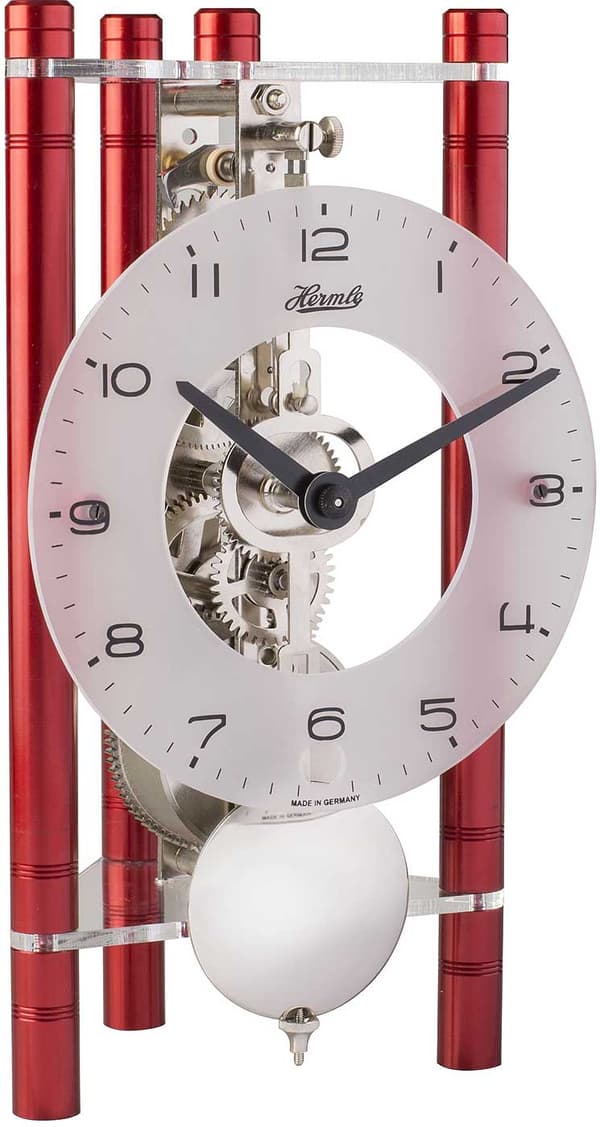 Table Clock Hermle 23025-360721, Mechanical, White, Analogue, Classic