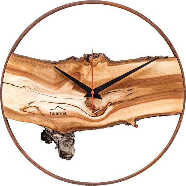 Wall Clock huamet CH70-A-04, Quartz, Brown, Analogue, Modern