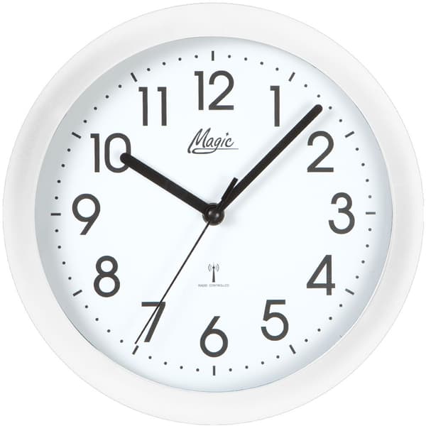 Wall Clock Atlanta "4490/0 M", Quartz, White, Analogue, Modern