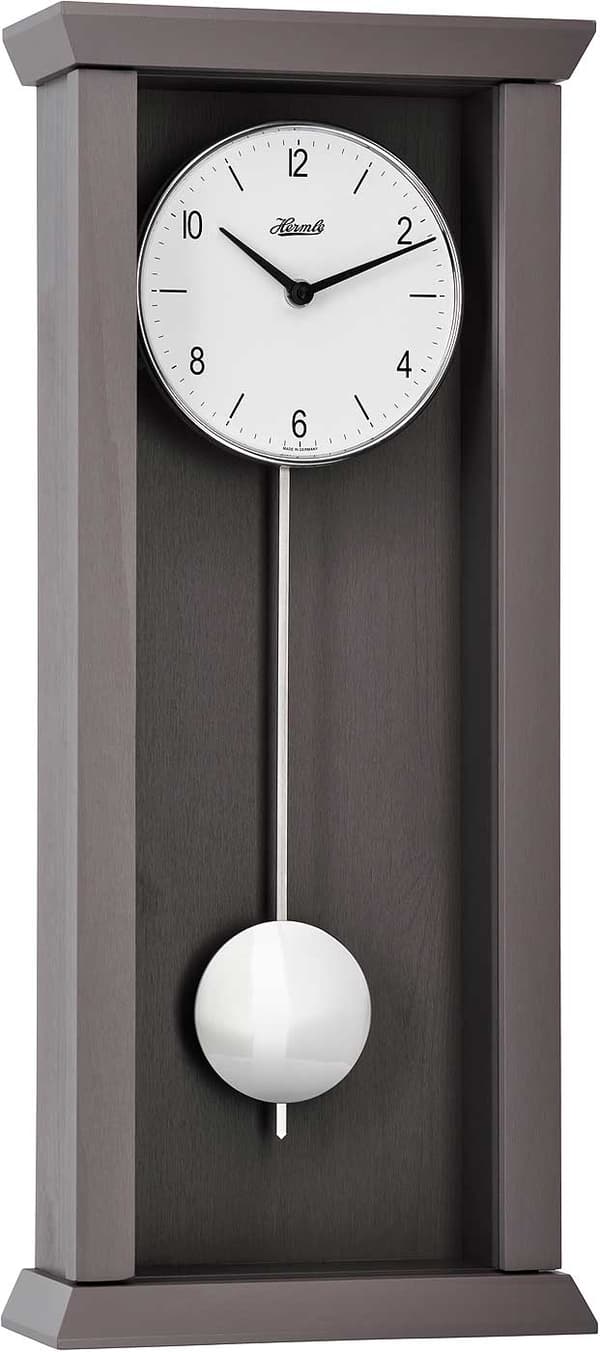 Wall Clock Hermle 71002-U82200, Quartz, White, Analogue, Rustic