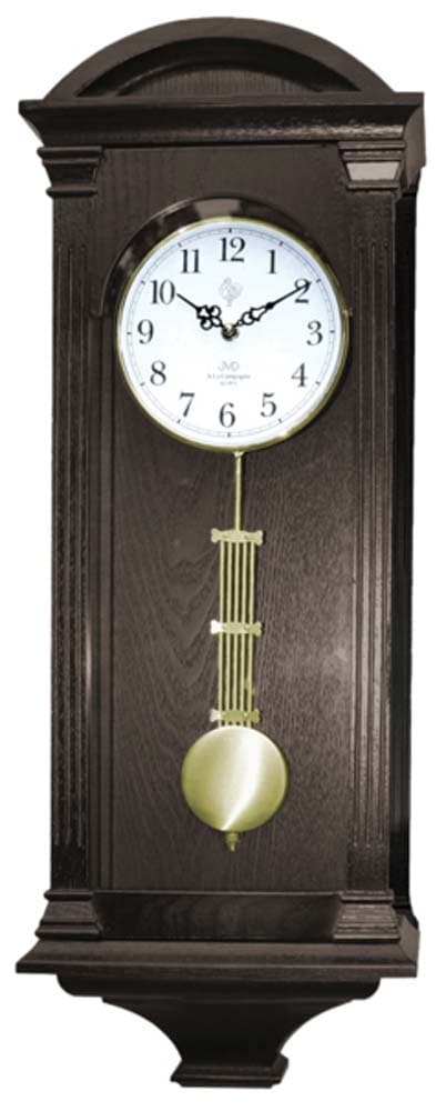Wall Clock JVD N9317.1, Quartz, White, Analogue, Classic