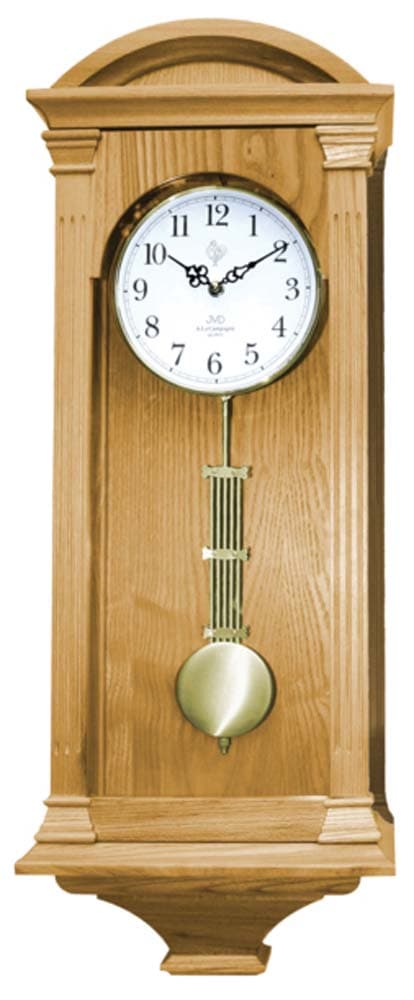 Wall Clock JVD N9317.3, Quartz, White, Analogue, Classic