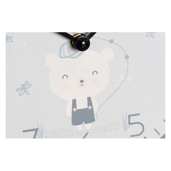 Veggklokke DKD Home Decor Blå Flerfarget Rosa Tre Metall Plast Tre MDF Barne Fugl 24 x 3 x 24 cm (2 enheter)