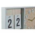 Miniatyrbilde 2 av 2: Veggklokke DKD Home Decor Grønn Tre polypropylen Plast Tre MDF Tropisk 40 x 5 x 24 cm (2 enheter)