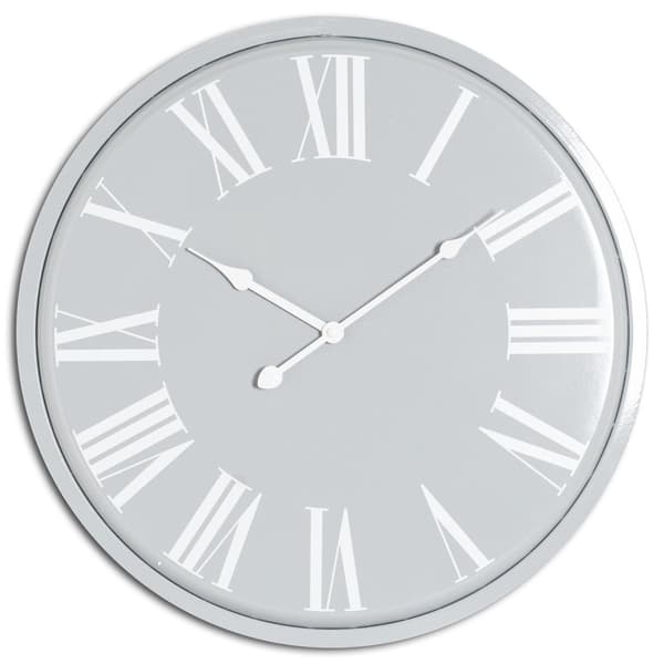 Hill Interiors Rothay Wall Clock Grey 80cm x 5cm x 80cm