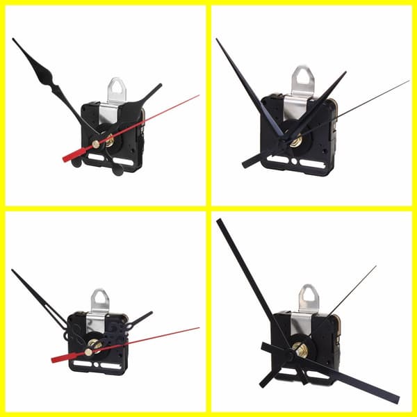 4 Typ Hand DIY tyst kvarts väggklocka rörelse mekanism kit del W / krok