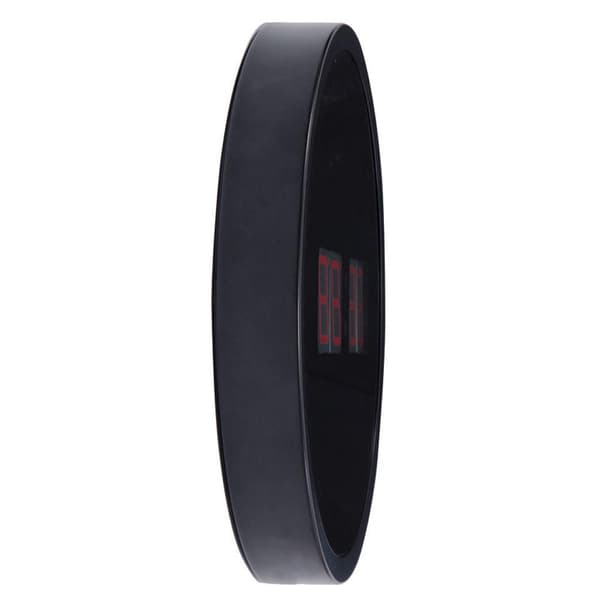 Väggur ALBA LED Ø30cm svart/röd