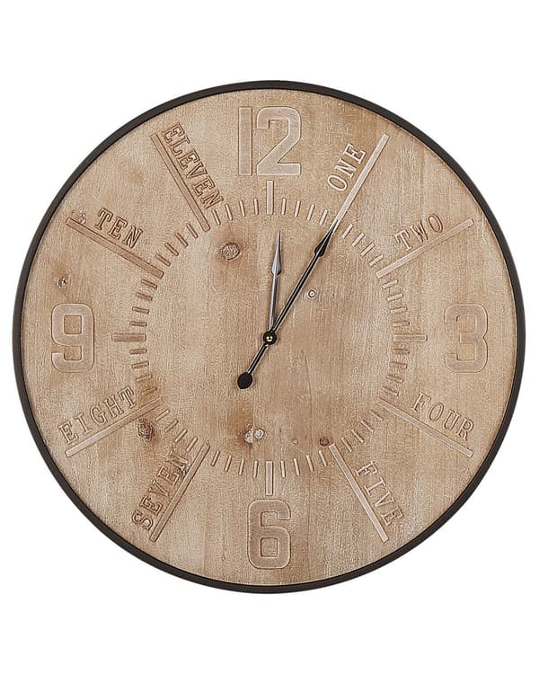 Vægur guld jern romertal Ø 61 cm moderne design