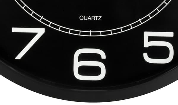 Väggur UNILUX Mega Ø57,5cm svart