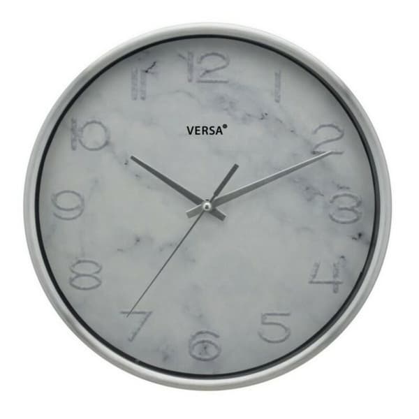 Väggklocka Versa Aluminium Casual 4,2 x 25,2 cm