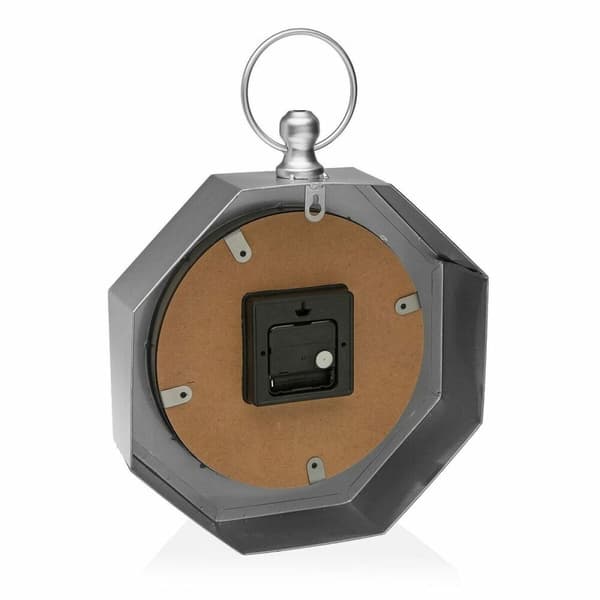 Väggklocka Versa GY Metall (28 x 8 x 40 cm)