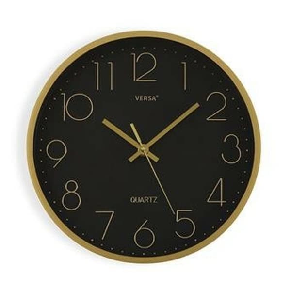 Väggklocka Versa BG Plast (4 x 30 x 30 cm)