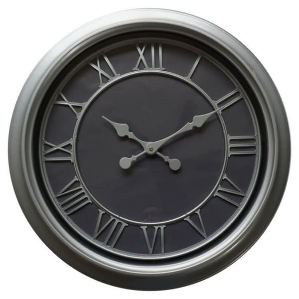 Hill Interiors Bloomsbury väggklocka Silver One Size