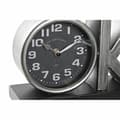 Pikkukuva 2 / 3: Stalinis laikrodis DKD Home Decor 23 x 8 x 15 cm Hopeinen Musta Rauta (2 osaa)