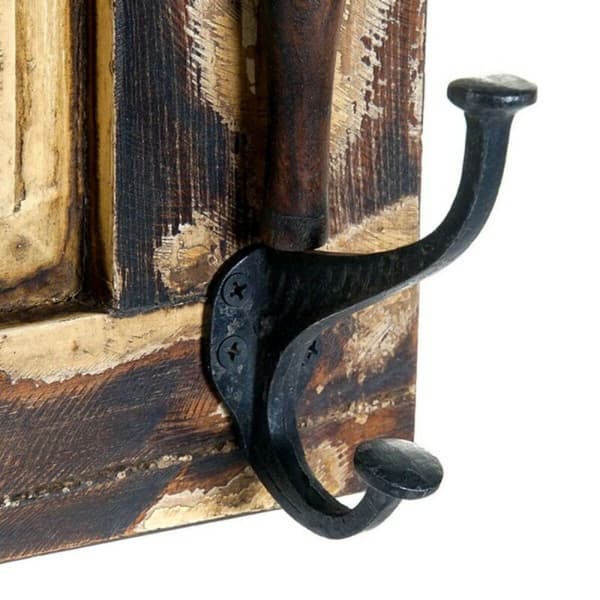 Vægur DKD Home Decor London Teak (81 x 15 x 37 cm)