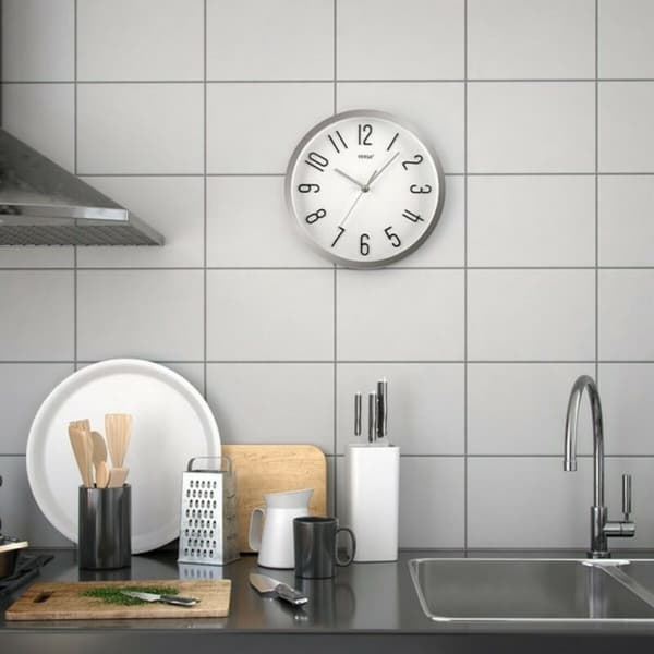 Väggklocka Versa M292451 Plast Fusion 4,6 x 30 x 30 cm