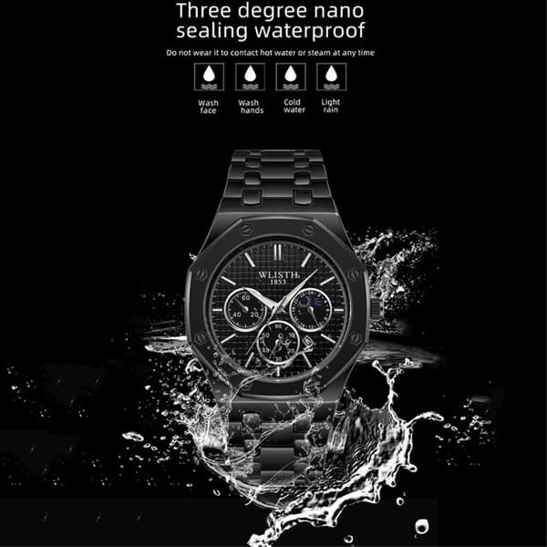 Armbåndsur Herre WLISTH Fashion Analog Quartz Ur Lysende
