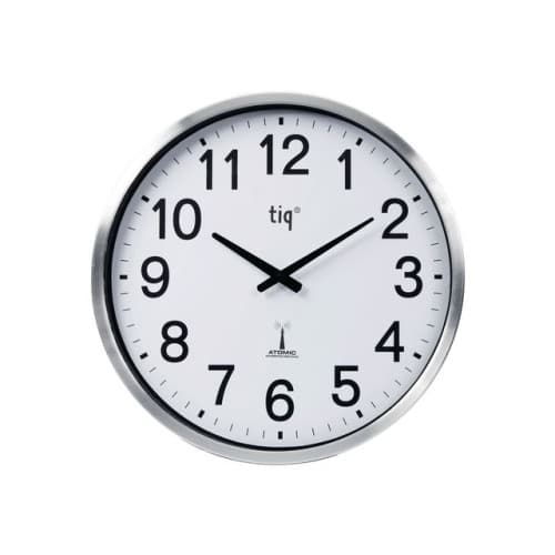 Väggur TIQ radiokontrollerat Ø50cm utomh
