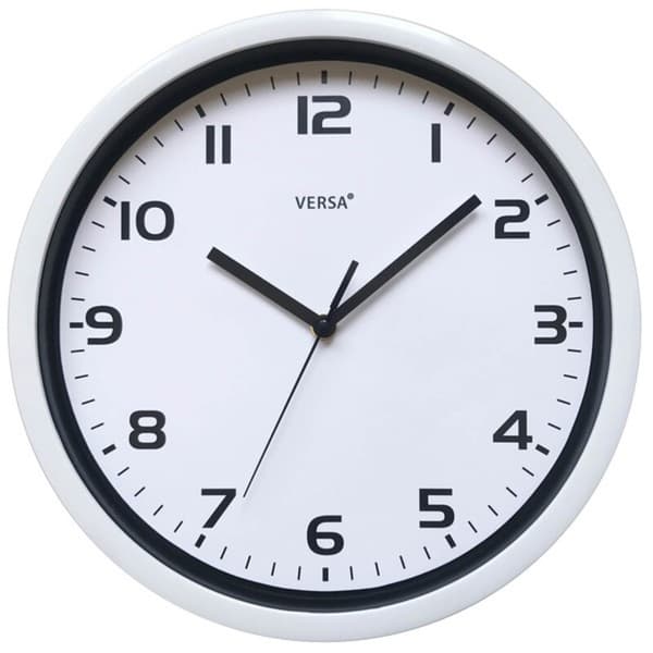 Väggklocka Versa Plast (4,3 x 30,5 x 30,5 cm)