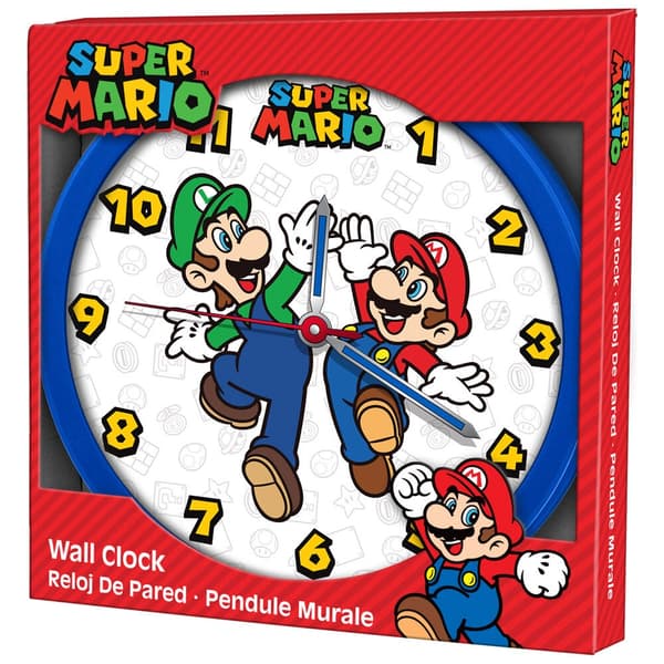 Super Mario Bros wall clock