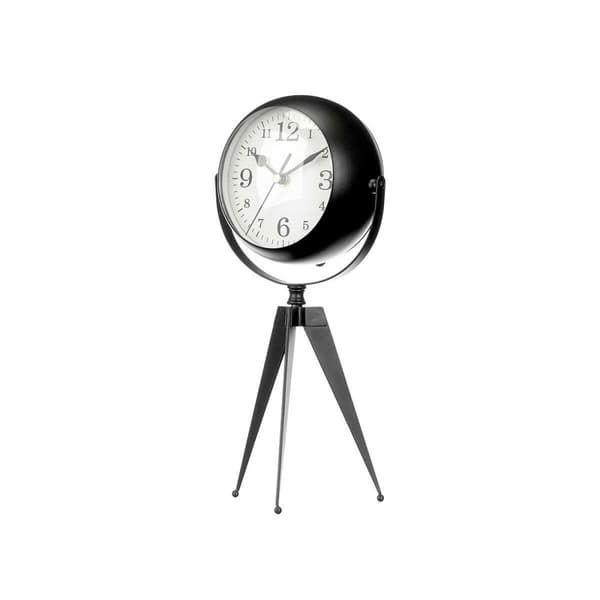 Asztali óra Tripod Svart Metall 14 x 30 x 11 cm (4 antal)