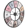 Miniatyrbild 3 av 6: Väggklocka med Quartz-urverk vintage 60 cm XXL