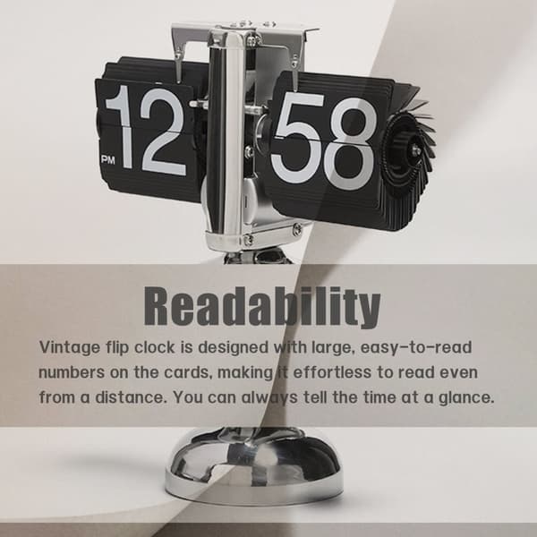INF Automatisk Flip Klocka Vintage