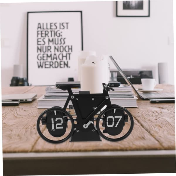 INF Retro cykelmodel digitalt automatisk flip-ur