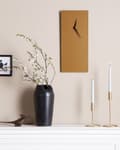 Pikkukuva 2 / 5: Seinäkello kulta rauta 22 x 50 cm suorakulmio minimalistinen moderni tyyli